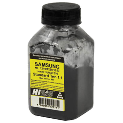 Тонер Hi-Black для Samsung ML-1210/1220/1250/OptraE210, Standard, Тип 1.8, Bk, 85 г, банка, 98036803