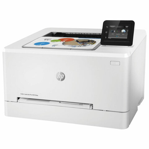 Принтер лазерный ЦВЕТНОЙ HP Color LaserJet M255dw А4, 21 стр./мин, 40000 стр./мес., ДУПЛЕКС, Wi-Fi, сетевая карта, 7KW64A